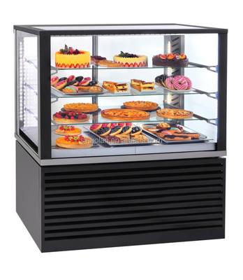 1.2m 2 Layer Curved Glass Warming Showcase Food Display Warmer Hot Food Heating Display Showcase Display