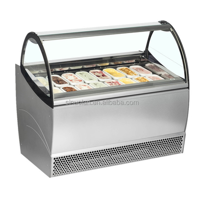 Mini Ice Cream Display Table Top Freezer Counter Top Cake Showcase Popsicle Fridge Refrigerator For Supermarket
