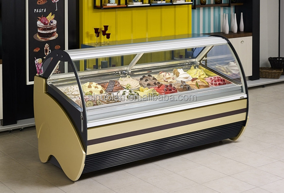 Mini Ice Cream Display Table Top Freezer Counter Top Cake Showcase Popsicle Fridge Refrigerator For Supermarket