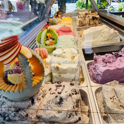 Mini Ice Cream Display Table Top Freezer Counter Top Cake Showcase Popsicle Fridge Refrigerator For Supermarket