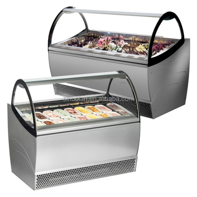 Mini Ice Cream Display Table Top Freezer Counter Top Cake Showcase Popsicle Fridge Refrigerator For Supermarket