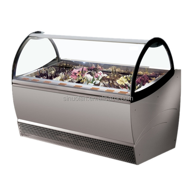 Mini Freezer Ice Cream Display Counter Showcase Table Top Ice Cream Freezer