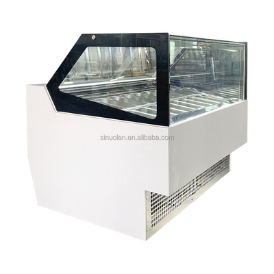 Best Sales Dessert Shop Hard Ice Cream Display Freezer /gelato Ice Cream Showcase Freezer