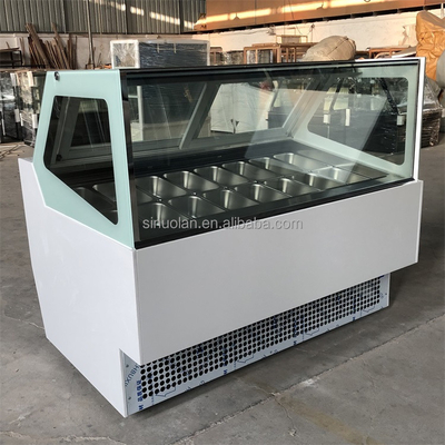 Gelato Ice Cream Showcase Ice Cream Display Freezer Ice Cream Refrigerator Showcase Display Gelato Display