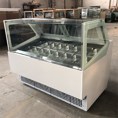 For Large Capacity Popsicles Display Freezer Ice Cream Display Showcase Freezer Refrigeration Equipment