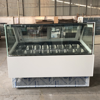 For Large Capacity Popsicles Display Freezer Ice Cream Display Showcase Freezer Refrigeration Equipment