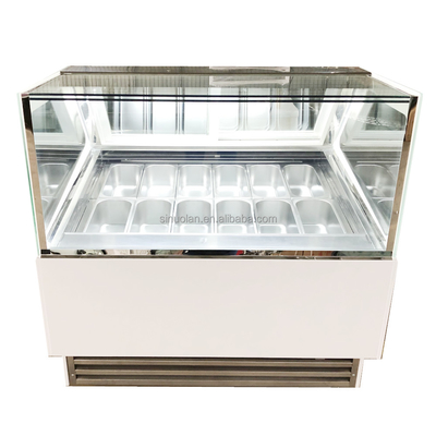 Popsicle Display Freezer Showcase/Gelato Ice Cream/Popsicle Freezer Showcase