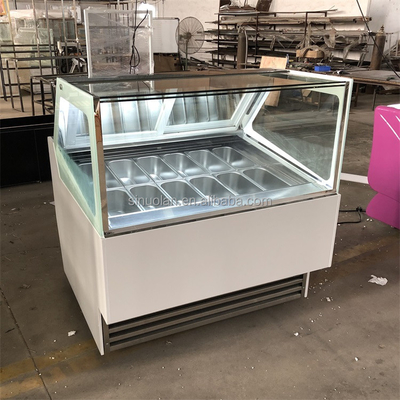 Popsicle Display Freezer Showcase/Gelato Ice Cream/Popsicle Freezer Showcase