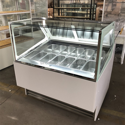 Popsicle Display Freezer Showcase/Gelato Ice Cream/Popsicle Freezer Showcase