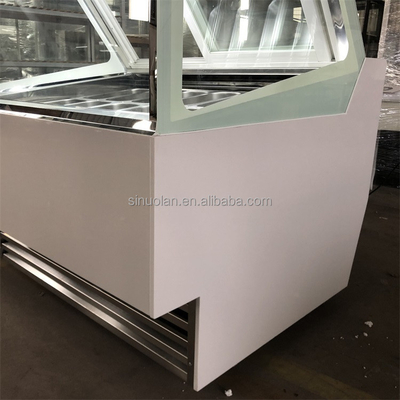 2023 New Design Supermarket Ice Cream Display Food Grade Freezer Display Multi-functional Ice Cream Fridge Popsicle Cabinet