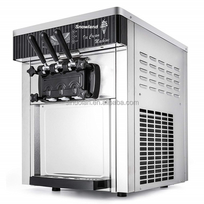 Popular Type 3 Flavor Ice-Cream Machine Soft Serve Ice Cream Machine Maker 220 Volt