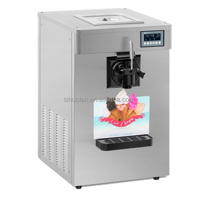 Single Flavor Soft Ice Cream Machine Small Desktop Gelato Maker Ice Cream Maker Machine For Home