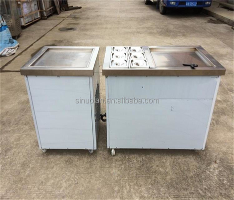 Fast Cooling Fried Ice Cream Machine Rolls Roll Making Rolled Fried-Ice-Cream-Machine