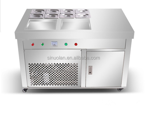 Factory Supply Square Pan Frying Pan Ice Cream Machine