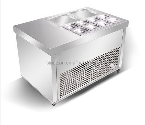 Factory Supply Square Pan Frying Pan Ice Cream Machine