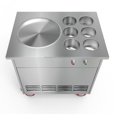 Fried Ice Cream Roll Machine Parts Frozen Yogurt Maker