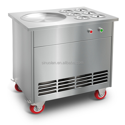 Small Fried Ice Cream Making Machine w For Home Use