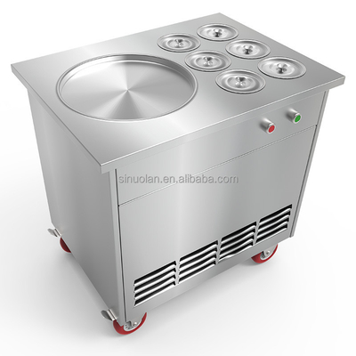 Small Fried Ice Cream Making Machine w For Home Use