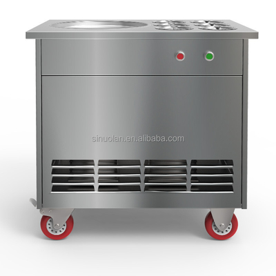 Small Fried Ice Cream Making Machine w For Home Use
