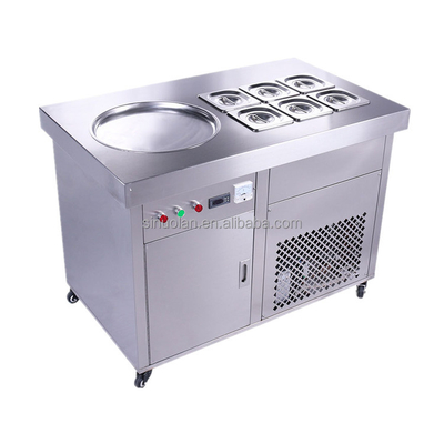 Small Fried Ice Cream Making Machine w For Home Use