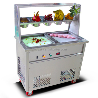 Manual Fried Ice Cream Machine Ice Cream Roller