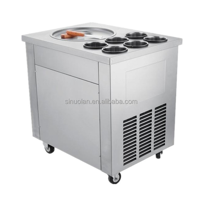 High quality Stainless Steel Fried Ice Cream Roll Maker Yogurt Cream Machine