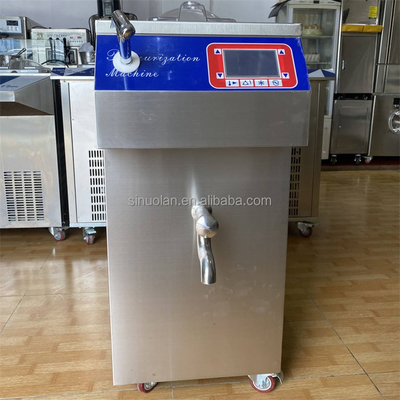 Factory Small Milk Pasteurizer 60L Capacity Ice Cream Raw Milk Pasteurizer And Aging Homogenizer