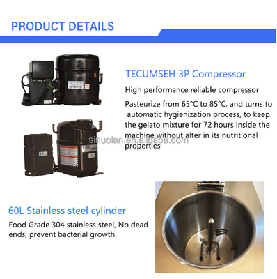 60L Pasteurizing For Milk Pasteurizer Ice Cream Pasteurization Milk Machine
