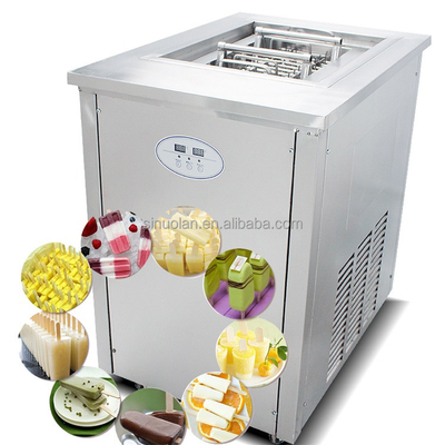 New Arrival 2 Mold Popsicle Machine Stainless Steel 2 Moulds Machine For Making Popsicle For Sale