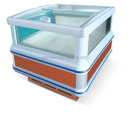 Open Freezer Island Freezer 650l Island Display Freezer Wd650d Showcase Fridge