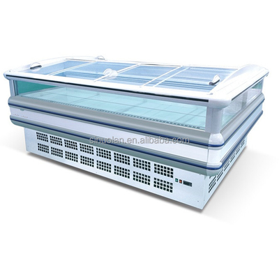 Open Freezer Island Freezer 650l Island Display Freezer Wd650d Showcase Fridge
