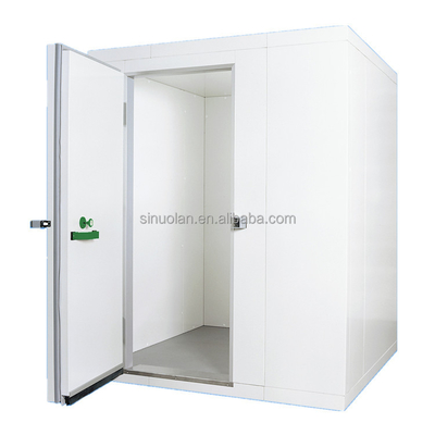 Swing Glass Sliding Door For Cold Room Cold Storage With Fireproof Insulated Rock Wool Sandwich Panel