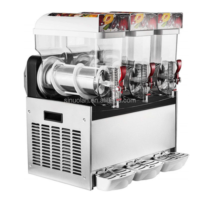 Commercial Frozen Drink Slush Machine 3 Tank Mini Slush Ice Making Machines Strong Compressor  Slush-Machine China Factory