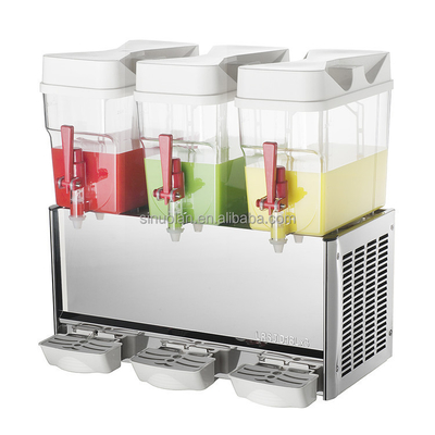 3 Tank Commercial Cold Fruit Juice Dispenser Cooler Machine Fruit Juice Coolers Cooling Triple Machine