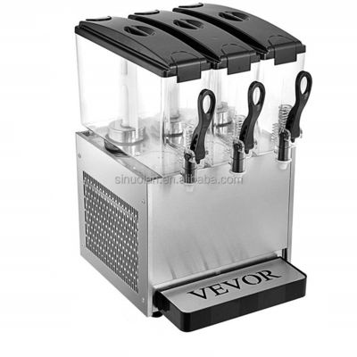 3 Tank Commercial Cold Fruit Juice Dispenser Cooler Machine Fruit Juice Coolers Cooling Triple Machine