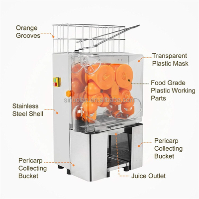 Automatic Commercial Orange Juicer Machine Fresh Juicer Electric Extractor Machine