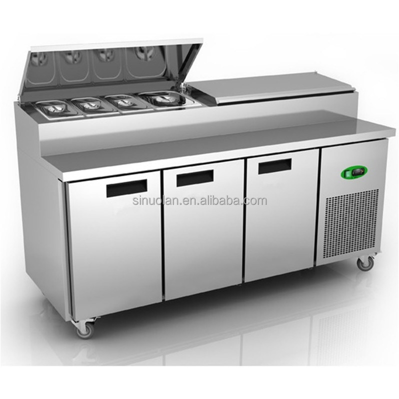Pizza Prep Table Refrigerator